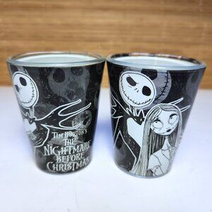 The Nightmare Before Christmas Shot Glasses (2) Disney Jack and Sally